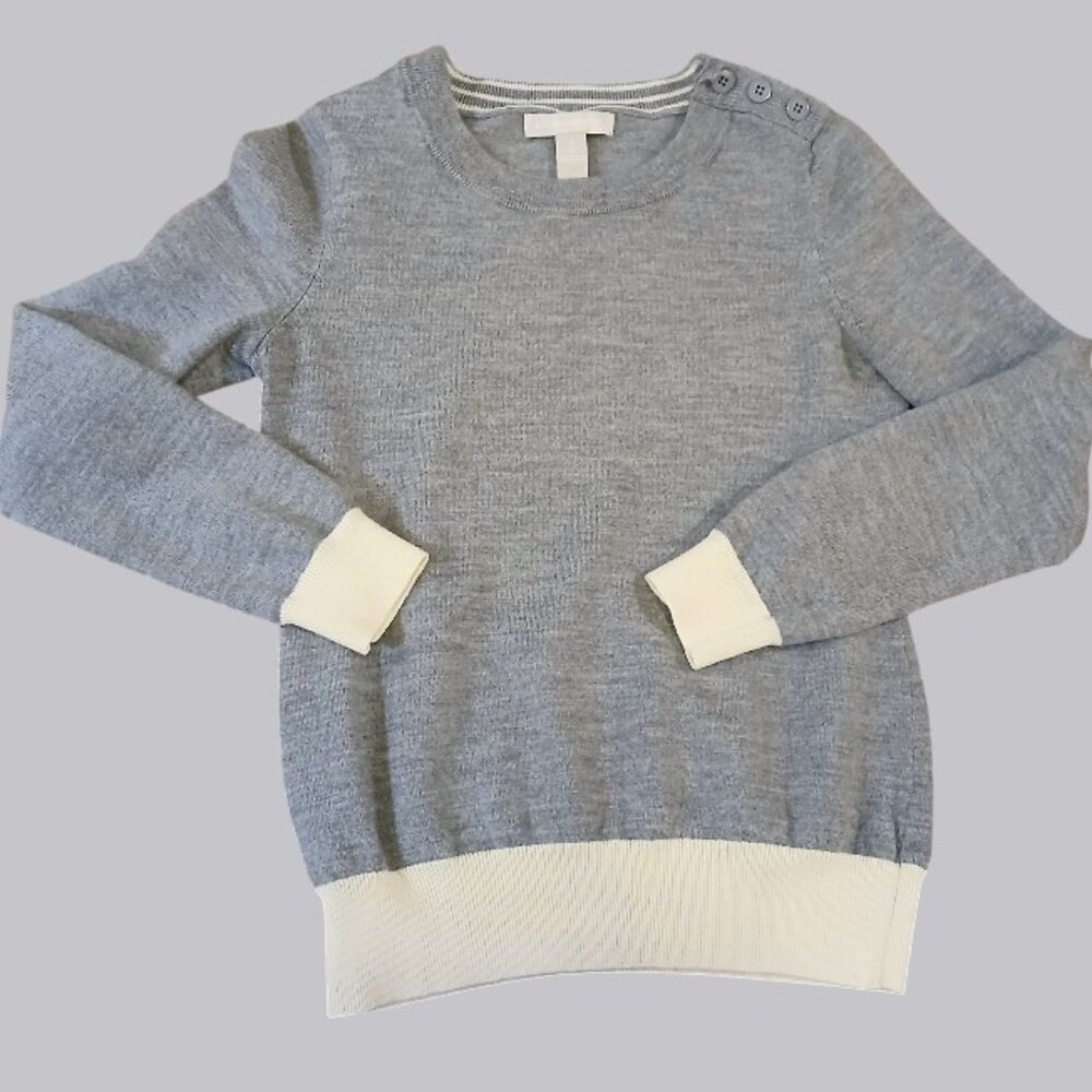 BANANA REPUBLIC Merino Wool Crew Neck Sweater S - EUC - Picture 6 of 7